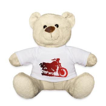 MZ ETZ 250 schräg - Teddy - Weiß - Vorne