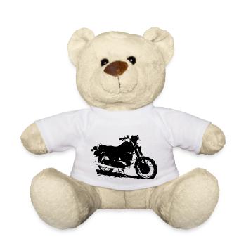 MZ ETZ 250 schräg - Teddy - Weiß - Vorne