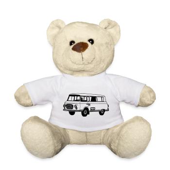 Barkas , Ostalgie , DDR Kult , Oldtimer (25) - Teddy - Weiß - Vorne