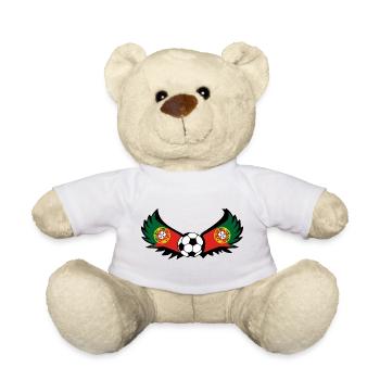 Soccer Portugal - Teddy Bear - white - Front