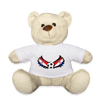 Fussball Kroatien - Teddy - Weiß - Vorne