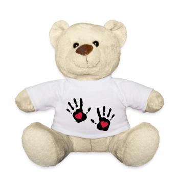 heartcutout2_2c - Teddy - Weiß - Vorne