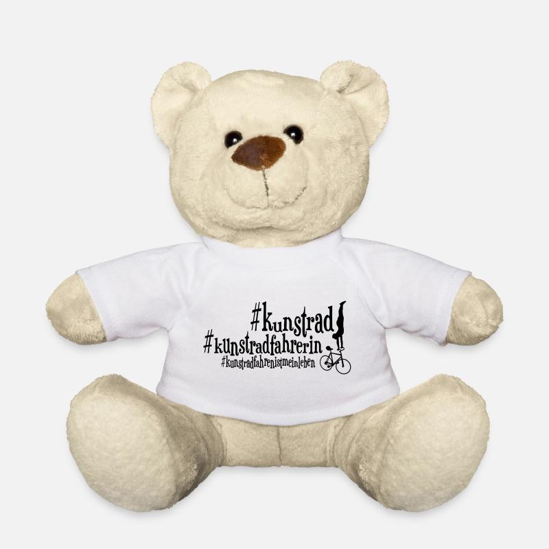 Kunstrad, Kunstradfahren, Hallen #Kunstradfahrerin - Teddy - Weiß