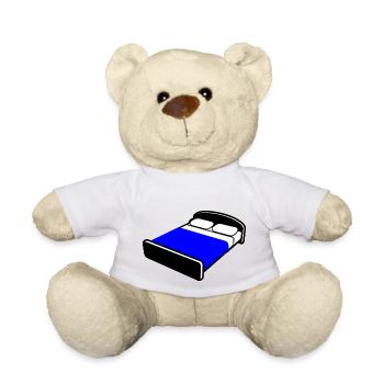 bett bed schlafen schlafzimmer sleeping room60 - Teddy - Weiß - Vorne