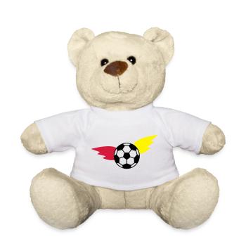 Championnat de ballon de football - Nounours - blanc - Devant