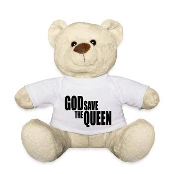 God save the Queen I - Nounours - blanc - Devant