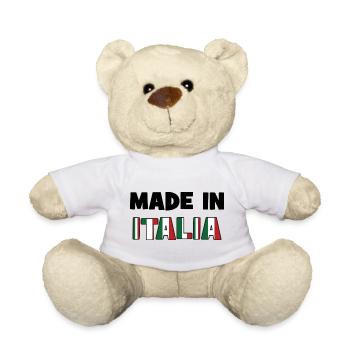 Made in ITALY! - Teddy Bear - white - Front