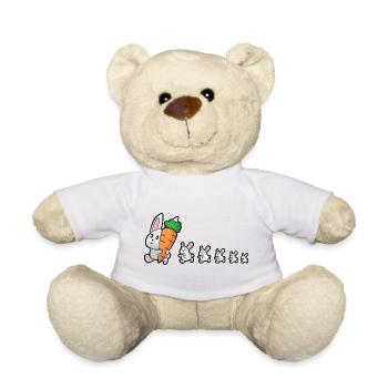 Rabbits - Teddy Bear - white - Front