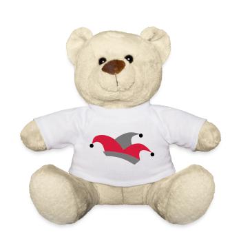 karneval - Teddy - Weiß - Vorne