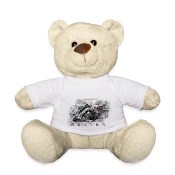 Moto GP - Motorcycle Racing - Teddy Bear - white - Front