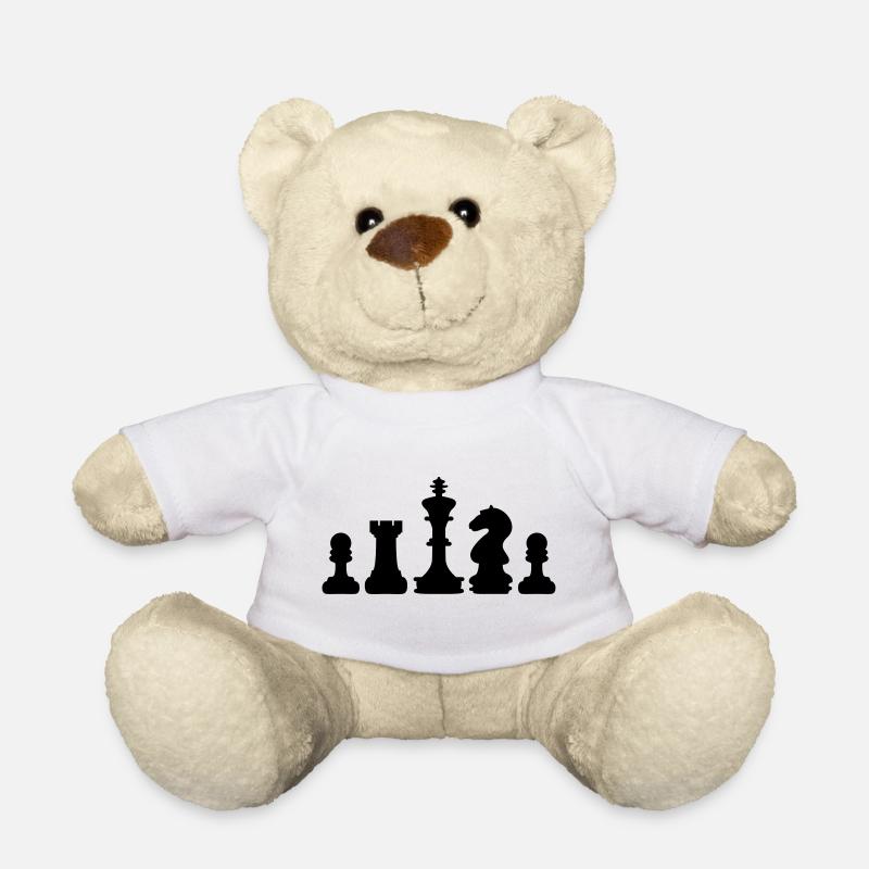 échecs - Nounours - blanc
