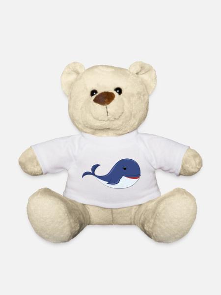 Whale whale - Teddy Bear - white