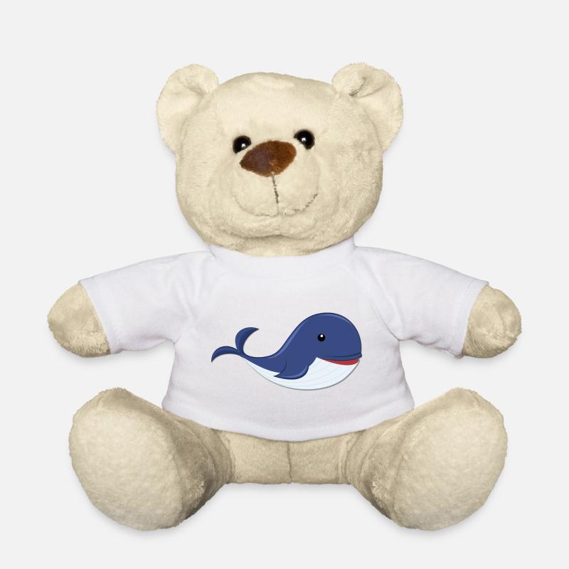 Whale whale - Teddy Bear - white