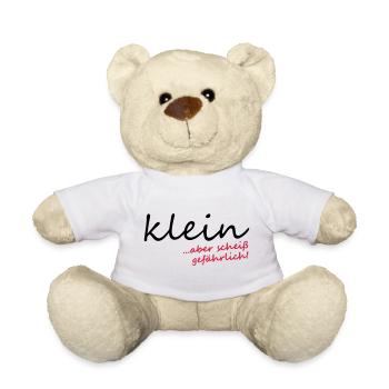 Klein aber scheiß gefährlich! - Teddy - Weiß - Vorne