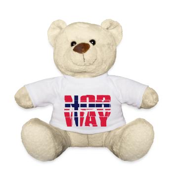 Norway Flag - Nounours - blanc - Devant