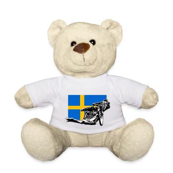 Speedway - Sweden Flag - Teddy - Weiß - Vorne