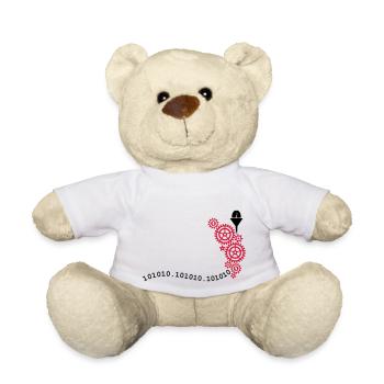 coffee to code (2c) - Teddy - Weiß - Vorne