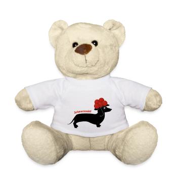 Schwarzwaldi - Bollenhut-Hund aus dem Schwarzwald - Teddy - Weiß - Vorne