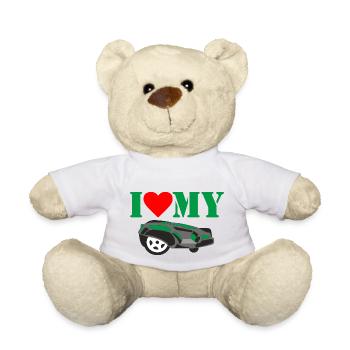 I love my robot - Teddy Bear - white - Front