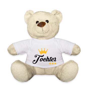 Fils / Fille / Petit-Fils / Petite-Fille - Nounours - blanc - Devant