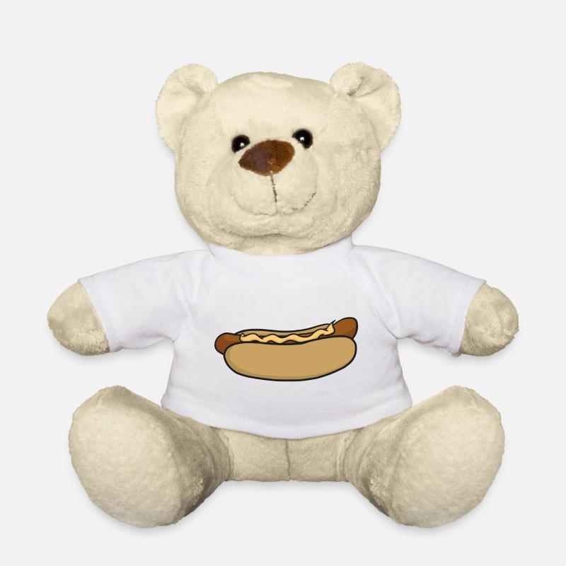 Hot dog - Teddy Bear - white