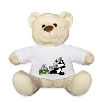 Panda safes Koalas - Teddy Bear - white - Front