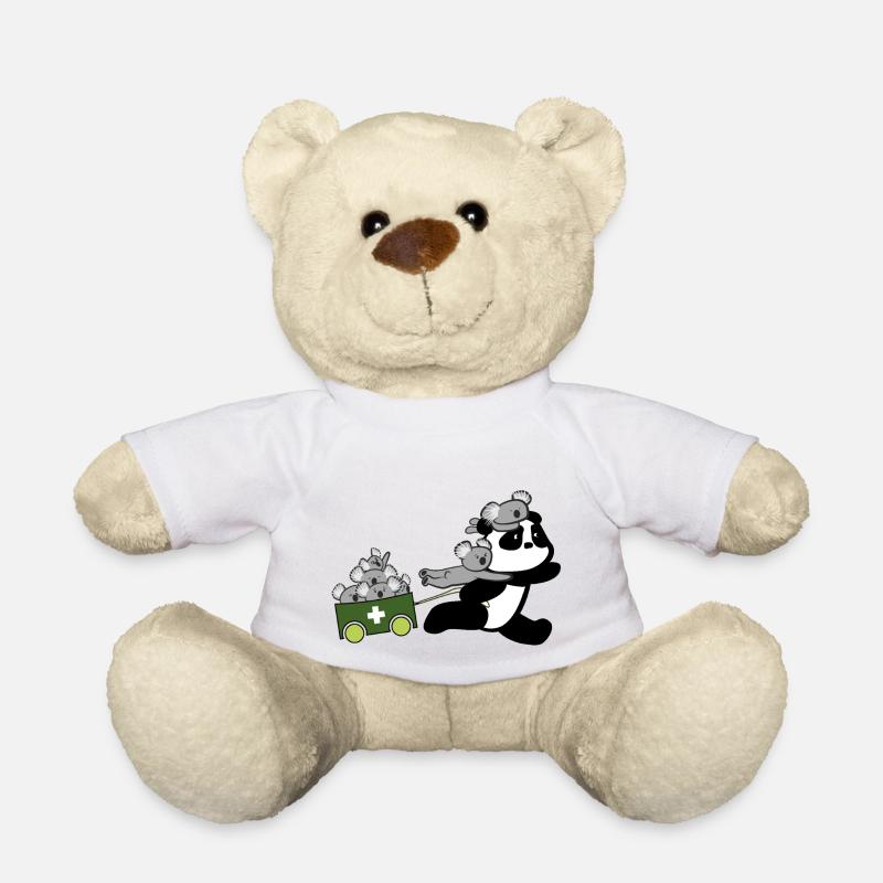 Panda safes Koalas - Nounours - blanc