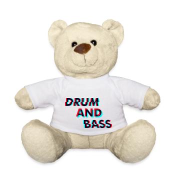 Drum and Bass Weird - Nounours - blanc - Devant