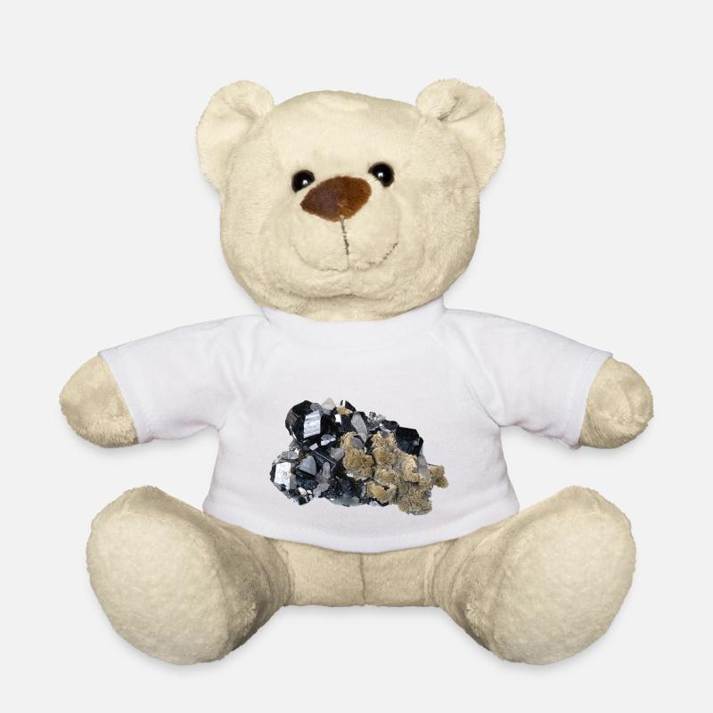 Cassiterite Cassiterite étain cristal minéral - Nounours - blanc