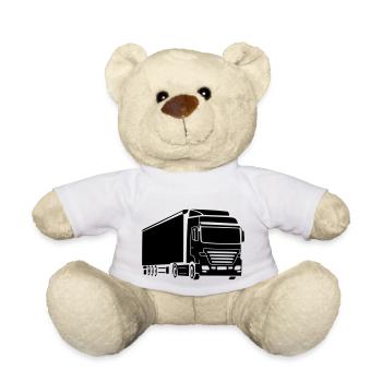Camion Truck Right - Teddy Bear - white - Front