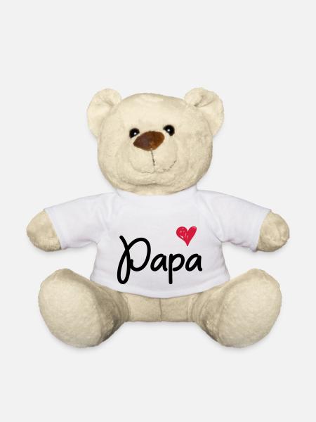 Papa - For the papa - Teddy Bear - white