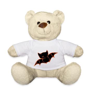 Fledermaus Halloween - Teddy - Weiß - Vorne