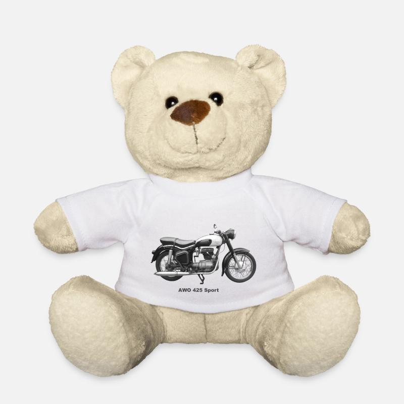 Simson AWO 425 Sport Oldtimer DDR Suhl Awtowelo - Teddy - Weiß