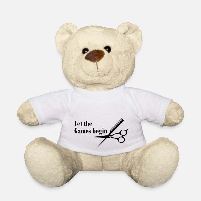 Coiffeur Que les jeux commencent - Nounours - blanc
