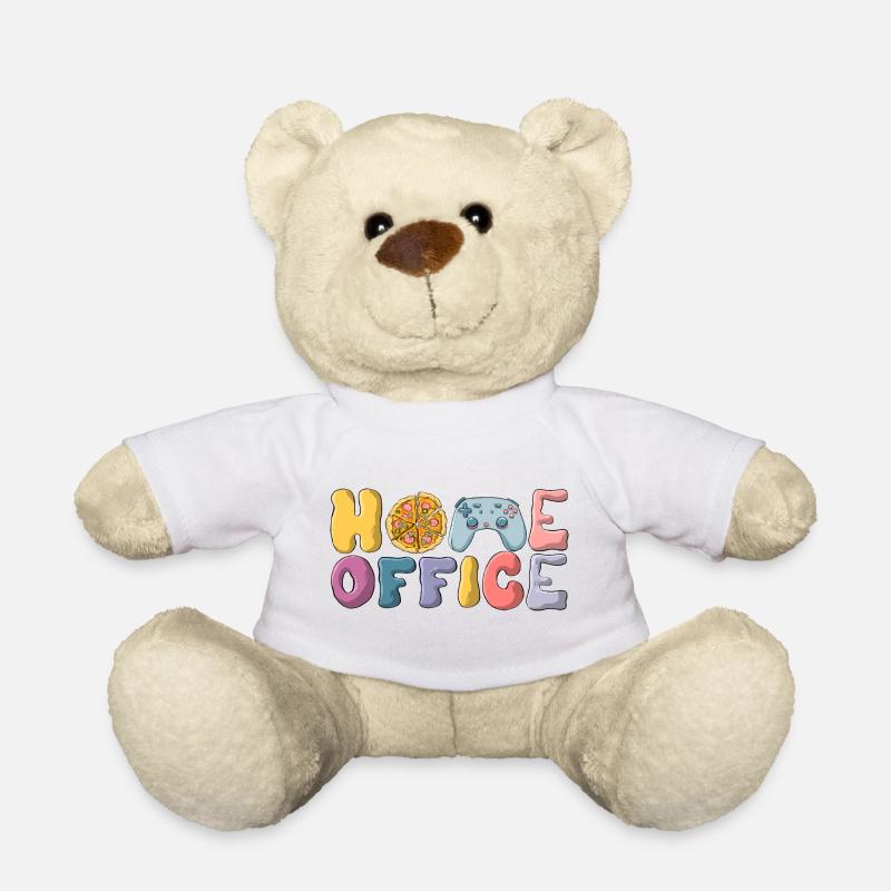Bureau à domicile - Nounours - blanc