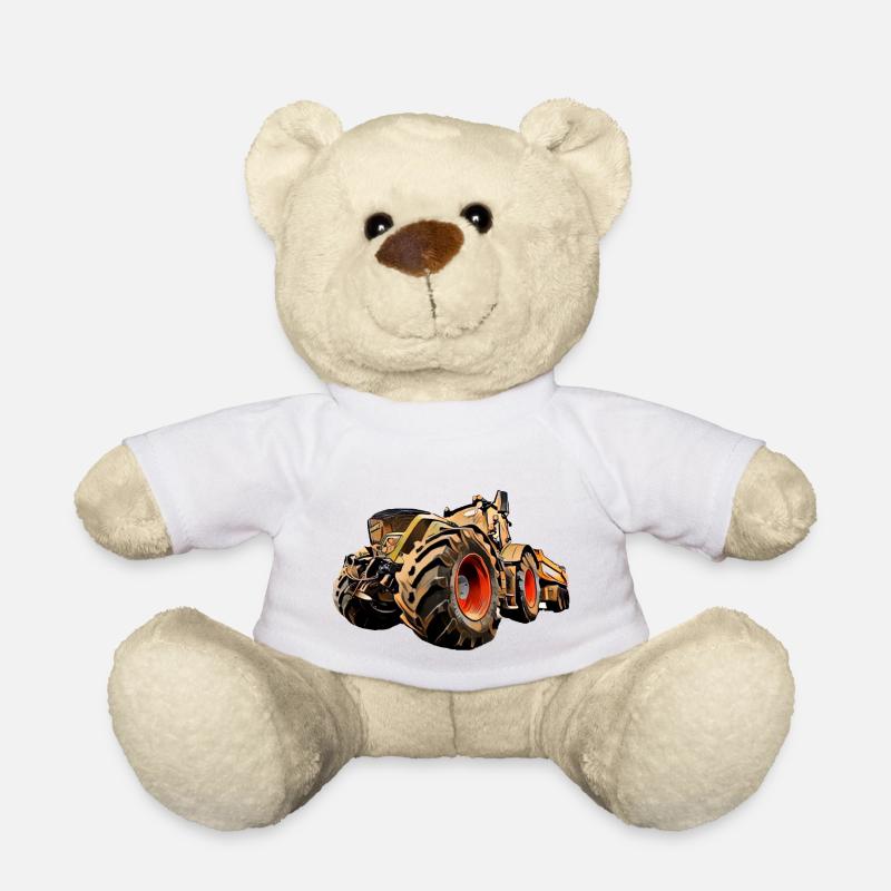 Traktor - Teddy - Weiß