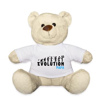 Évolution papa Cadeau papa - Nounours - blanc - Devant