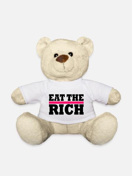 Eat the rich - Nounours - blanc