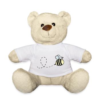 Hummel pastell fliegend - Teddy - Weiß - Vorne