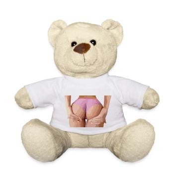 Sexy Ass and Hands - Teddy - Weiß - Vorne