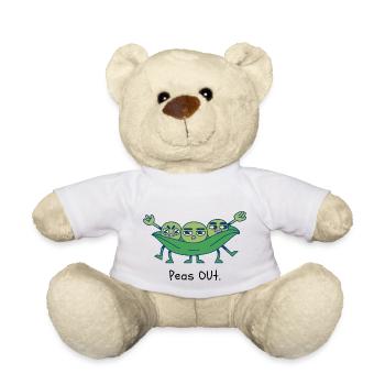 Sortie de pois - Nounours - blanc - Devant