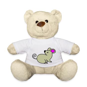 Mouse - Teddy Bear - white - Front