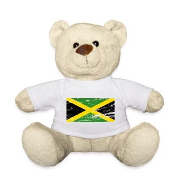Jamaica Flagge - Teddy - Weiß - Vorne
