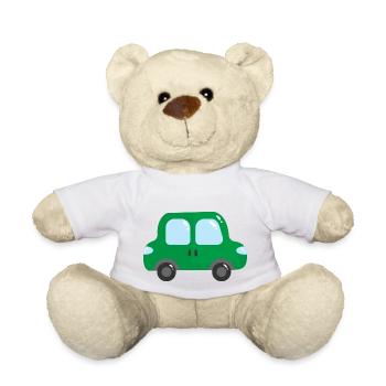 Voiture - Nounours - blanc - Devant