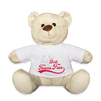 Both Teams Have Fun - Teddy Bear - white - Front