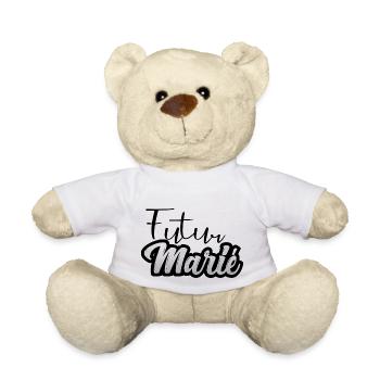futur marié - evg - mariage - Nounours - blanc - Devant