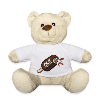 Ice Cream Chill - Nounours - blanc - Devant