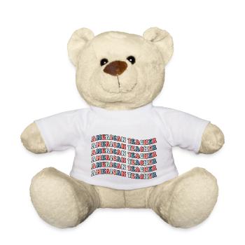 American Teacher - Teddy Bear - white - Front