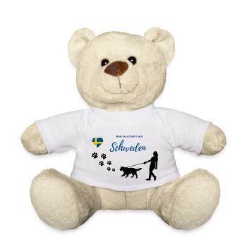 Mein Hund will nach Schweden, w - Teddy - Weiß - Vorne