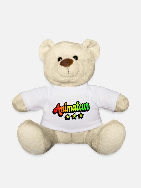 Animateur Regenbogen Design - Teddy - Weiß